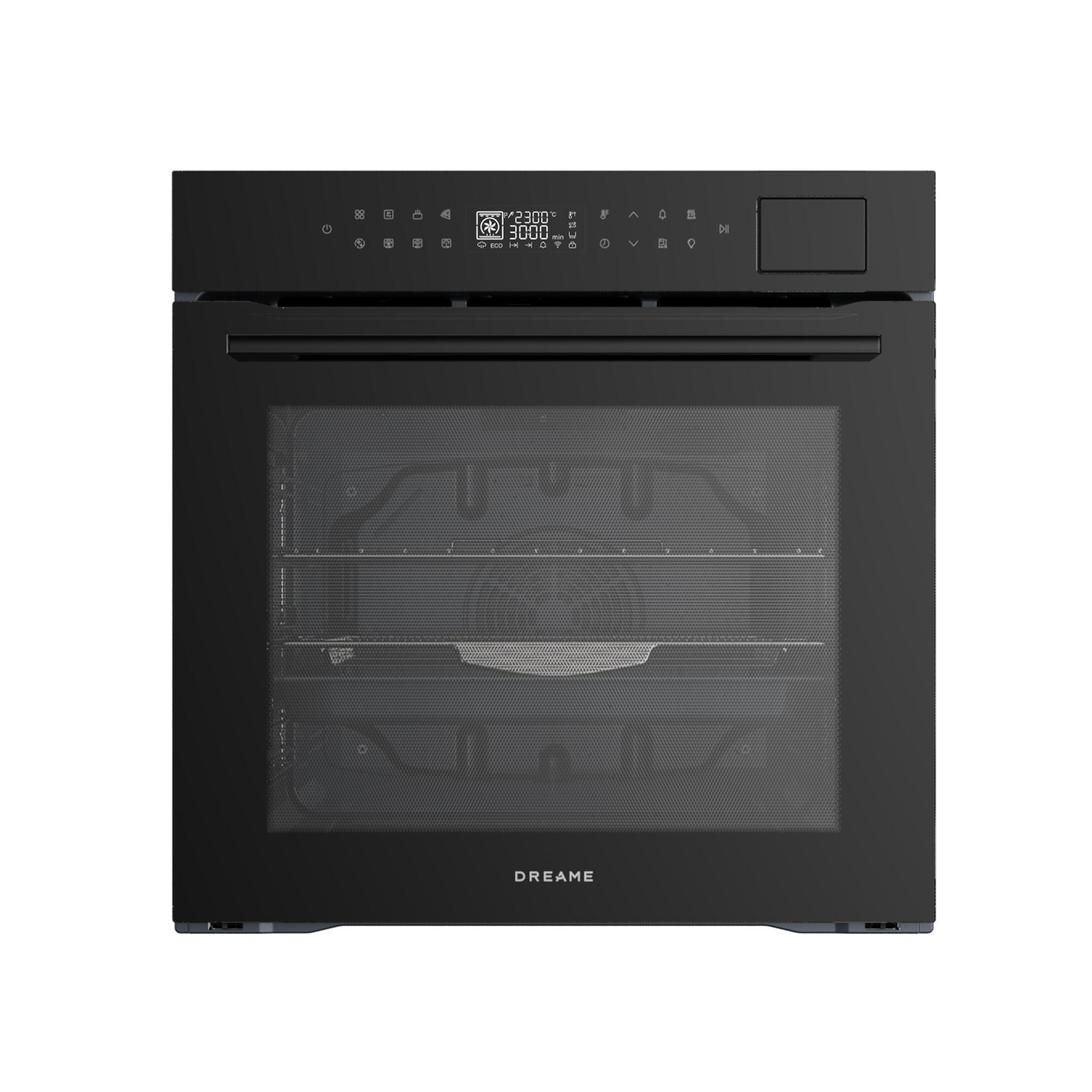 DREAME OZ40 Horno Electrico Empotrable de 60 cm, 81L, 17 Funciones, 10 Recetas Inteligentes, Freidora de aire, Limpieza con Vapor, Autolimpiante, Horno Multifunción con Pantalla LED
