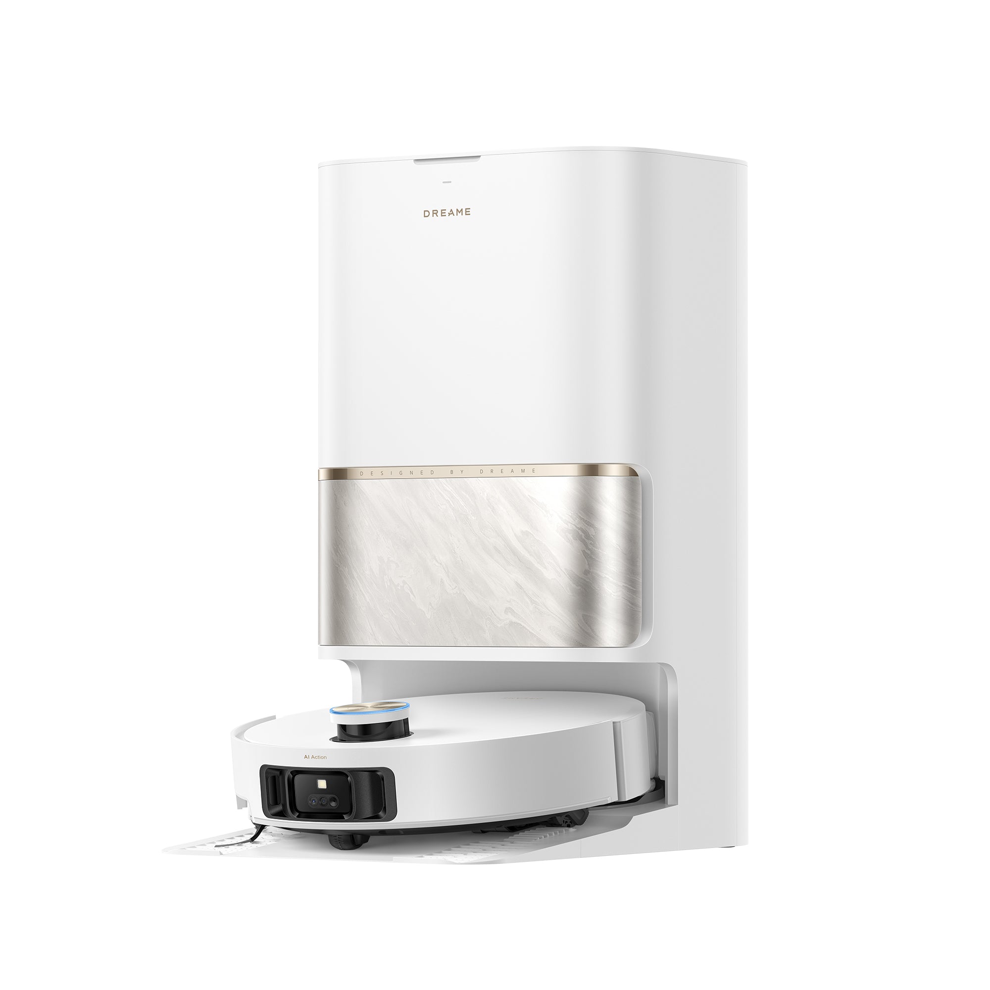 DREAME L60 Ultra, Robot Aspirador y Friegasuelos con 35.000 Pa de Potencia, Autolimpieza de Mopas a 100 °C, Sin Enredos, Supera Obstáculos de 4 cm, Limpia Bajo Muebles y Sofás, 280+ Tipos de Objetos