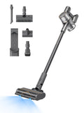 DREAME R20 Aspirador inalámbrico, 22000 PA/Succión Potente 190 AW, Funcionamiento 90 min, Pantalla LED, Luces LED Azules, Detección de Suciedad, Diseño antienredos, para hogar, Pelo Mascotas