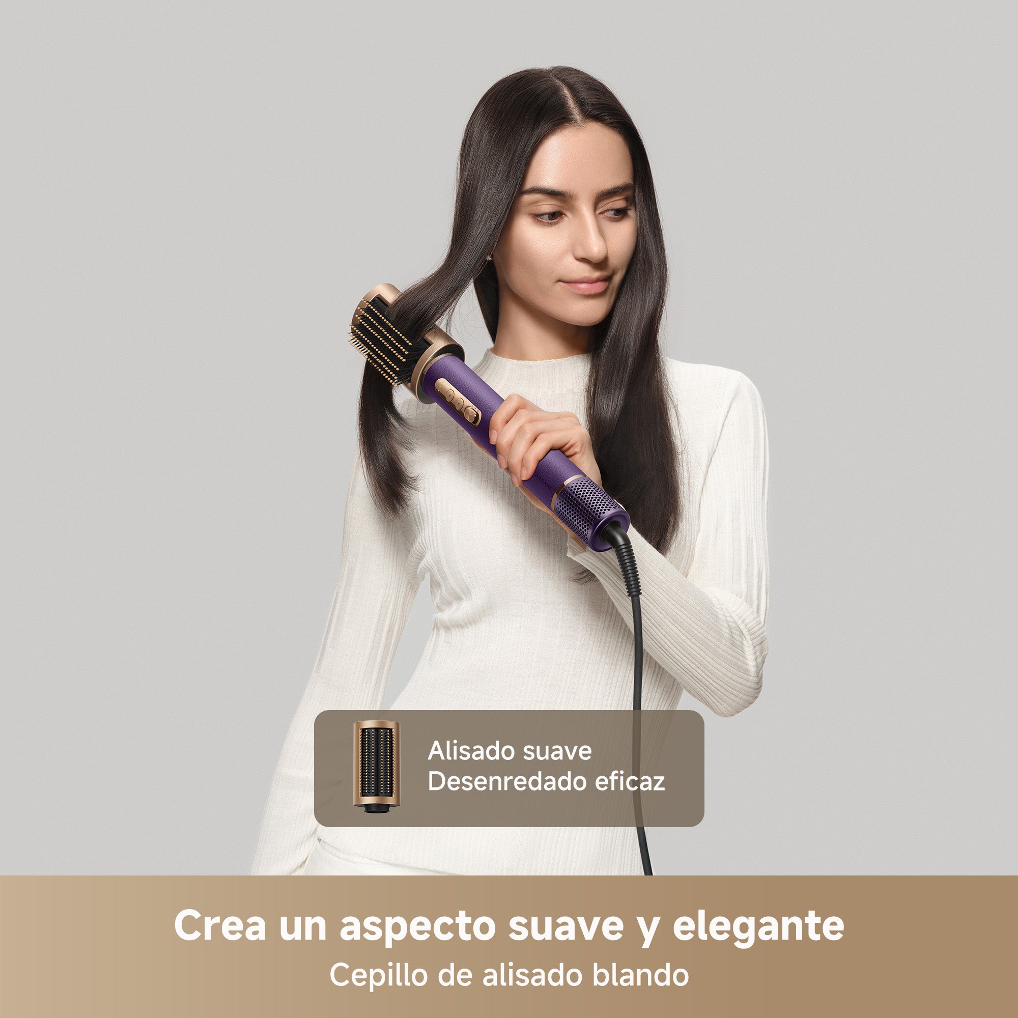 DREAME AirStyle Pro 2, Moldeador de Pelo 7 en 1, Secado Rápido, 2 Cilindros Moldeadores, da Volumen al Pelo, Reduce el Encrespamiento, Estuche de Piel, Peinado con Flujo de Aire, Diseño Magnético