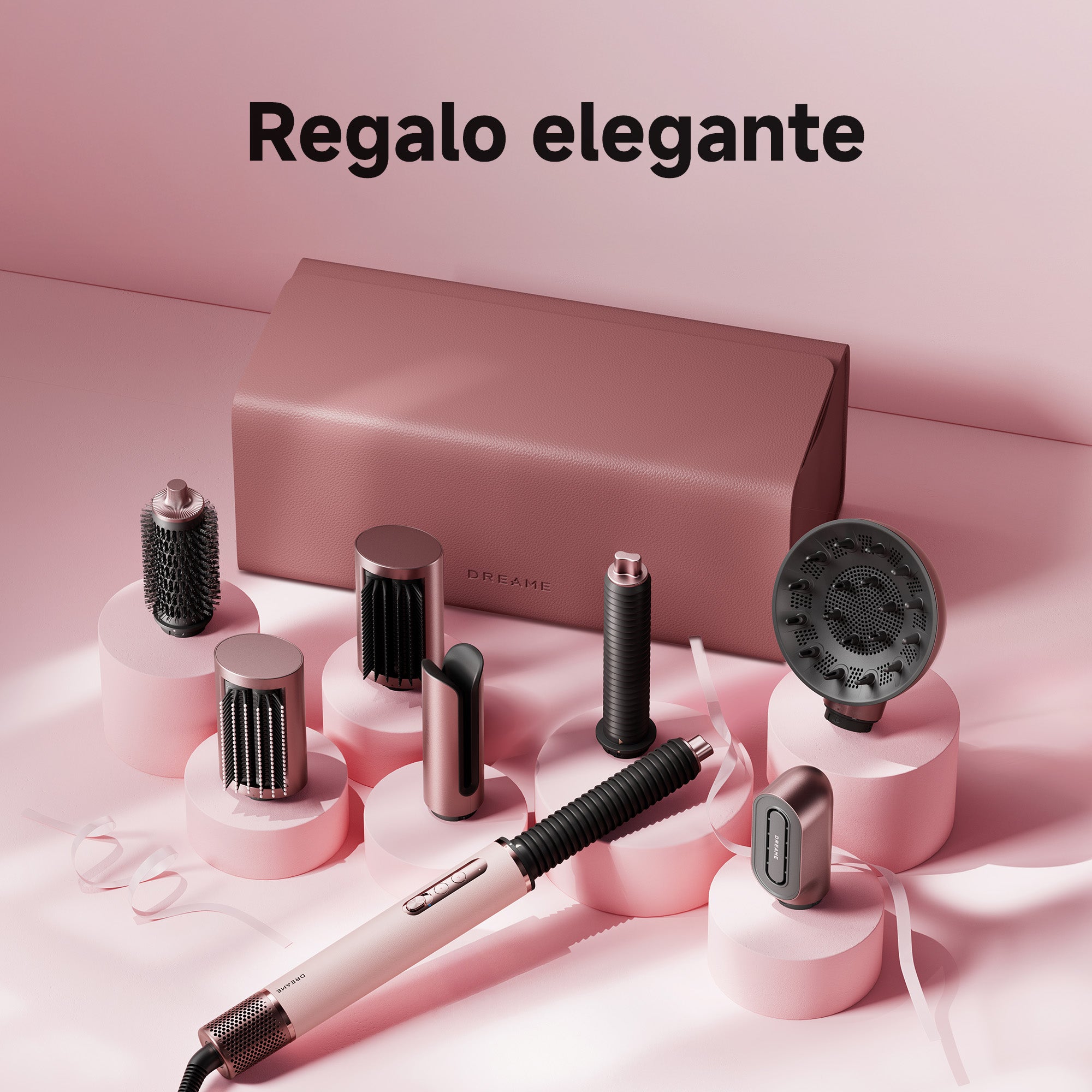 DREAME AirStyle Era 2 Moldeador Multifunción, Estilismo Con Flujo de Aire 8 en 1, Secado Rápido, Alisado, Rizado, Suavizado y Volumen, Ajuste de Aire Frío, Sin Daño por Calor, Todo Tipo de Cabello